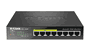 D-Link DGS-1008P Switch 8 ports Gigabit avec 4 ports PoE Noir