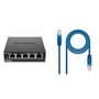 D-Link DGS-105 Switch Gigabit Ethernet 5 ports métallique noir
