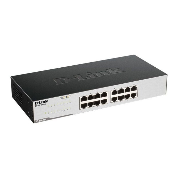 D-Link GO-SW-16G/E Switch Gigabit 16 ports Noir