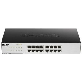 D-Link Switch Gigabit 16 ports GO-SW-16G/E, noir - Commutateur réseau métallique pour bureau