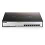 D-Link Switch Gigabit DGS-1008MP GS1008M, 8 ports PoB, Noir - Pour réseau domestique et bureau