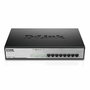 D-Link Switch Gigabit DGS-1008MP GS1008M, 8 ports PoB, Noir - Pour réseau domestique et bureau