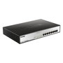 D-Link Switch Gigabit DGS-1008MP GS1008M, 8 ports PoB, Noir - Pour réseau domestique et bureau