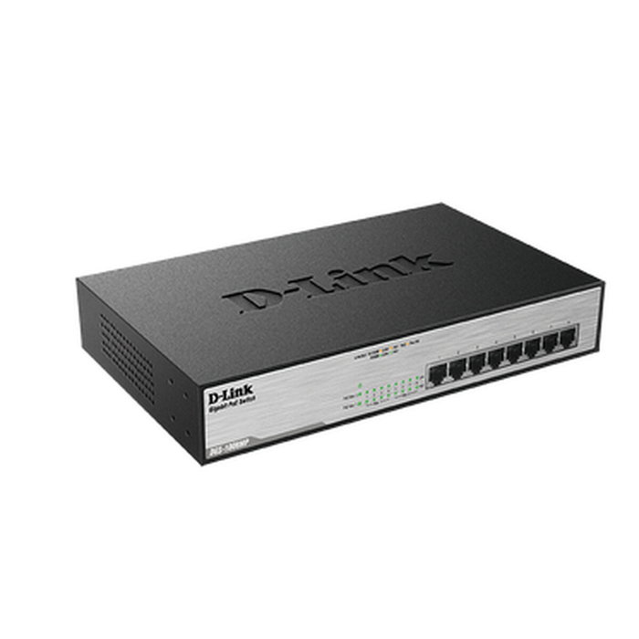 D-Link Switch Gigabit DGS-1008MP GS1008M, 8 ports PoB, Noir - Pour réseau domestique et bureau D-Link Switch Gigabit DGS-1008MP GS1008M, 8 ports PoB, Noir - Pour réseau domestique et bureau