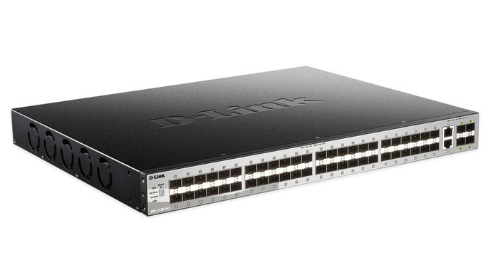 D-Link DGS-3130-54S Switch 54 ports L3 Géré 48 ports SFP 4 ports SFP+ 10G Montage rack D-Link DGS-3130-54S Switch 54 ports L3 Géré 48 ports SFP 4 ports SFP+ 10G Montage rack