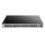 D-Link DGS-3130-54S Switch 54 ports L3 Géré 48 ports SFP 4 ports SFP+ 10G Montage rack