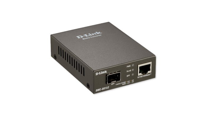 D-Link Convertisseur Fibre RJ45 vers SFP Gigabit Ethernet 1000 Mbit/s D-Link Convertisseur Fibre RJ45 vers SFP Gigabit Ethernet 1000 Mbit/s