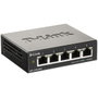 D-Link Switch Géré EasySmart 5 Ports Gigabit Ethernet Noir