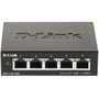 D-Link Switch Géré EasySmart 5 Ports Gigabit Ethernet Noir