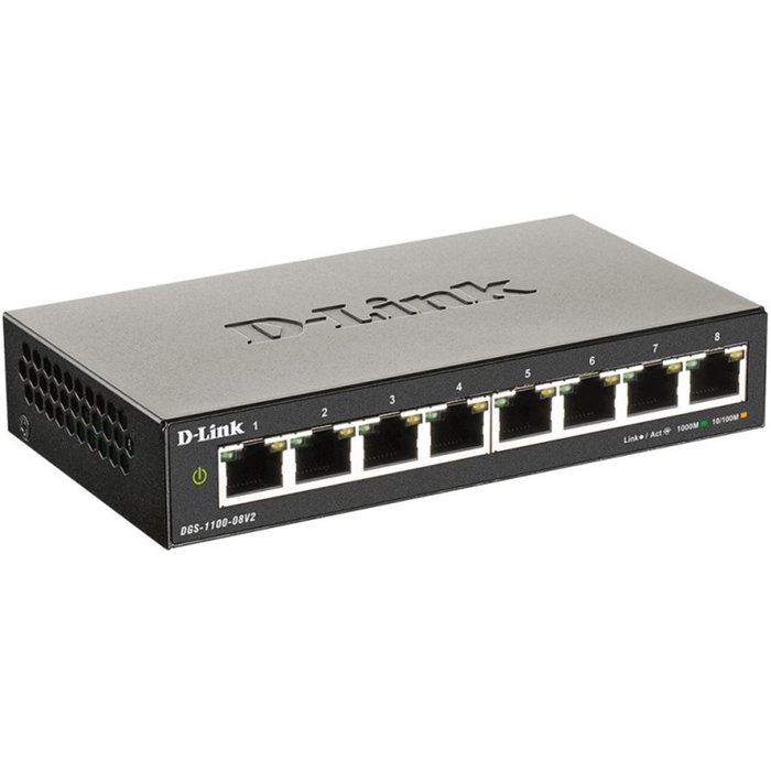 D-Link DGS-1100-08V2 Switch Administrable 8 Ports Gigabit Ethernet