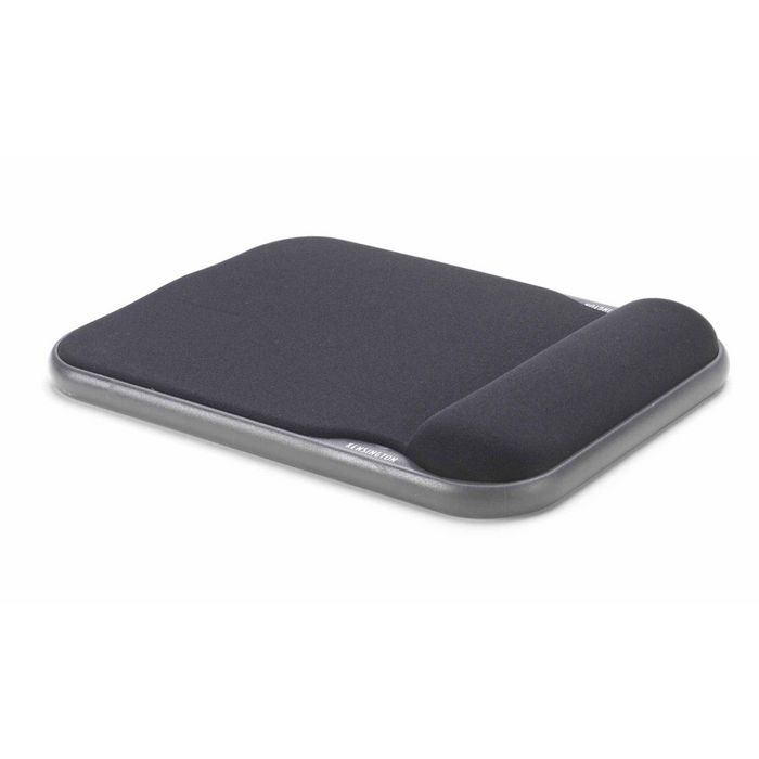 Kensington Tapis de souris avec repose-poignets en gel à hauteur ajustable - Noir
