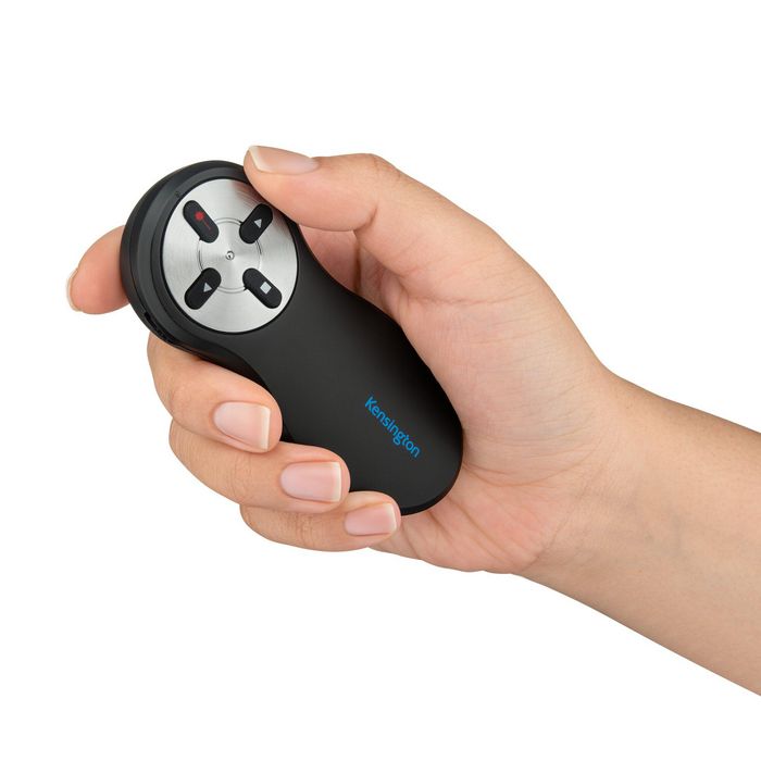 Kensington Télécommande de présentation sans fil avec pointeur laser rouge 2.4 GHz USB, compatibilité PowerPoint/Keynote PC/Mac, portée 20 m