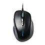 Kensington Souris ergonomique filaire USB pour droitiers Pro Fit - Noir et bleu, 1000 DPI, molette cliquable, navigation pouce, compatible PC/Mac