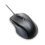 Kensington Souris ergonomique filaire USB pour droitiers Pro Fit - Noir et bleu, 1000 DPI, molette cliquable, navigation pouce, compatible PC/Mac