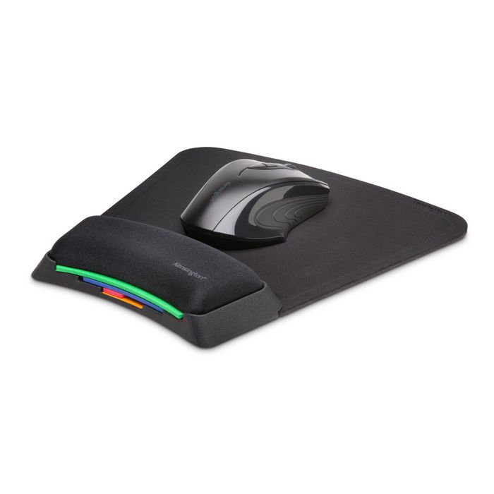 Kensington Tapis de souris SmartFit avec appui poignet réglable en gel et surface antimicrobienne