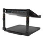 Kensington Rehausseur pour Ordinateur Portable SmartFit Ajustable - Système Ergonomique 4 Hauteurs pour Bureau, Compatible jusqu'à 15,6 Pouces et Station d'Accueil