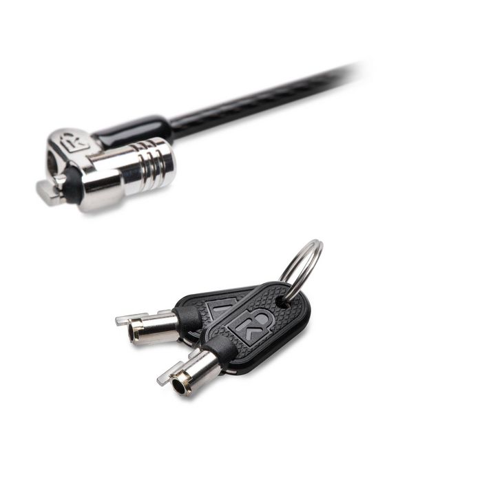 Kensington MicroSaver 2.0 Câble de sécurité anti-vol à clé pour ordinateur portable avec verrou T-Bar et câble en acier - Protection Hidden Pin