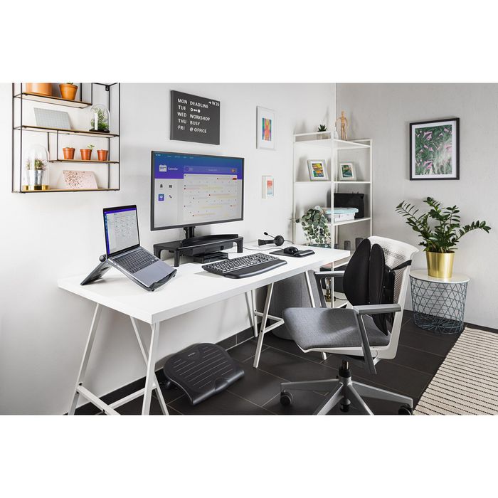 Kensington Tapis de souris ErgoSoft™ avec repose-poignet rembourré gel - Confort ergonomique approuvé et précision pour souris optiques/laser