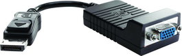 HP Adaptateur DisplayPort vers VGA, câble de 120 cm pour convertir DisplayPort en VGA pour moniteur, pour cartes graphiques HP Compaq et autres