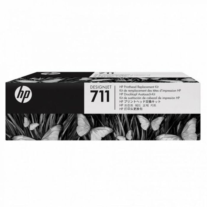 HP Printhead 711 / C1Q10A BK,C,M,Y Multipack - Jeu de têtes d'impression encre noire, cyan, magenta, jaune