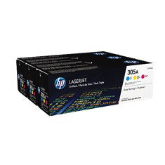 HP Pack Toner CF370AM 305A Cyan - Magenta - Jaune HP Pack Toner CF370AM 305A Cyan - Magenta - Jaune