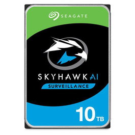 Seagate SkyHawk AI - Disque dur interne 3,5 pouces - 10 To - CMR - Pour systèmes de vidéosurveillance AI - Jusqu'à 64 caméras HD