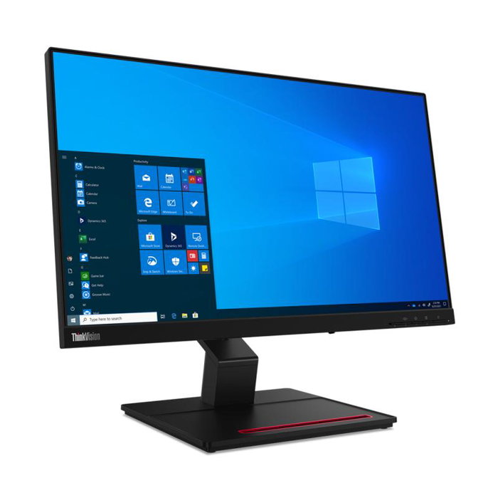 Lenovo ThinkVision T24t-20 (62C5GAT1EU) Moniteurtactile IPS 24 pouces Full HD HDMI DisplayPort USB-C Noir