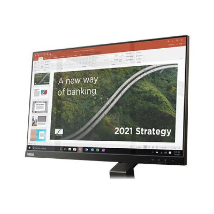 Lenovo ThinkVision T24t-20 (62C5GAT1EU) Moniteurtactile IPS 24 pouces Full HD HDMI DisplayPort USB-C Noir