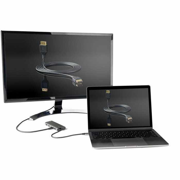 Startechcom Docking Station USB-C avec HDMI Mini DisplayPort 4K 60Hz Charge 100W