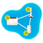 FRITZ!Repeater 6000 Répéteur Wi-Fi 6 Mesh Triple Bande jusqu'à 6000 Mbps