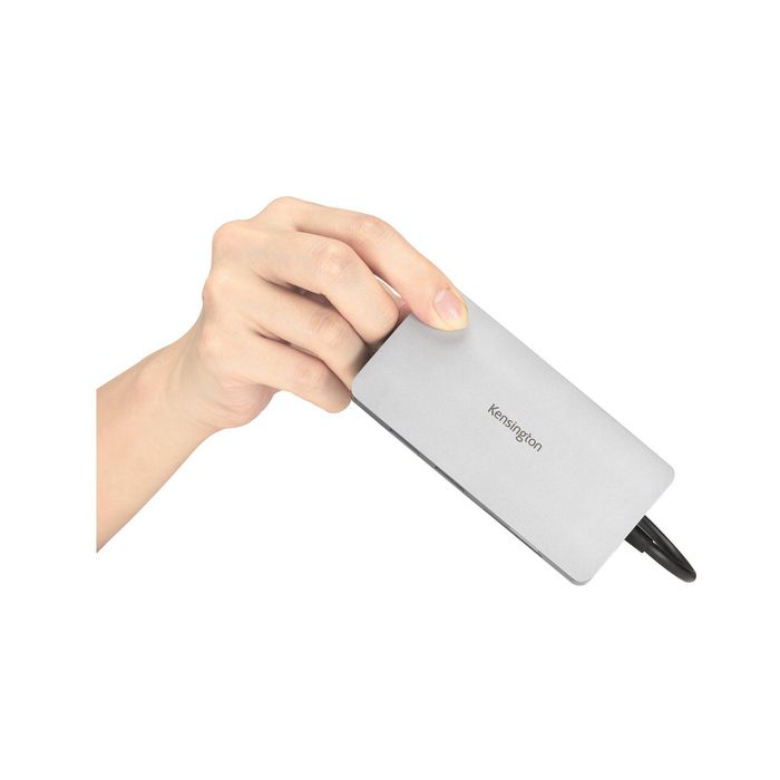 Kensington UH1400P Station d'accueil mobile USB-C 8-en-1 Plug and Play avec port HDMI 4K à 60 Hz, 85W Power Delivery et ports USB-A, compatible Windows, Mac, ChromeOS, iOS, Android