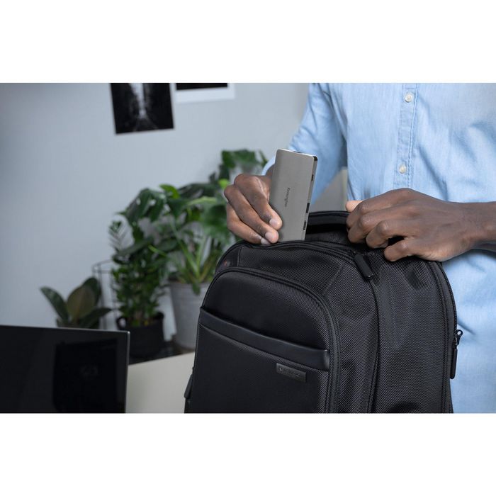 Kensington UH1400P Station d'accueil mobile USB-C 8-en-1 Plug and Play avec port HDMI 4K à 60 Hz, 85W Power Delivery et ports USB-A, compatible Windows, Mac, ChromeOS, iOS, Android