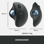 Logitech ERGO M575 Wireless Trackball for Business - Graphite