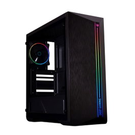 Deep Gaming Boîtier PC Gaming Dgc200 ATX RGB USB 3.0 Sans Alimentation Noir