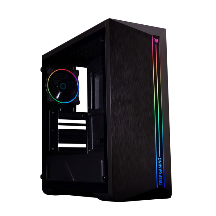 Deep Gaming Boîtier PC Gaming Dgc200 ATX RGB USB 3.0 Sans Alimentation Noir Deep Gaming Boîtier PC Gaming Dgc200 ATX RGB USB 3.0 Sans Alimentation Noir