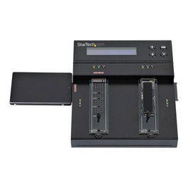 StarTech.com Duplicateur Cloneur Disque Dur SSD M.2 SATA Autonome - Clonage et Effacement Sécurisé - Portable