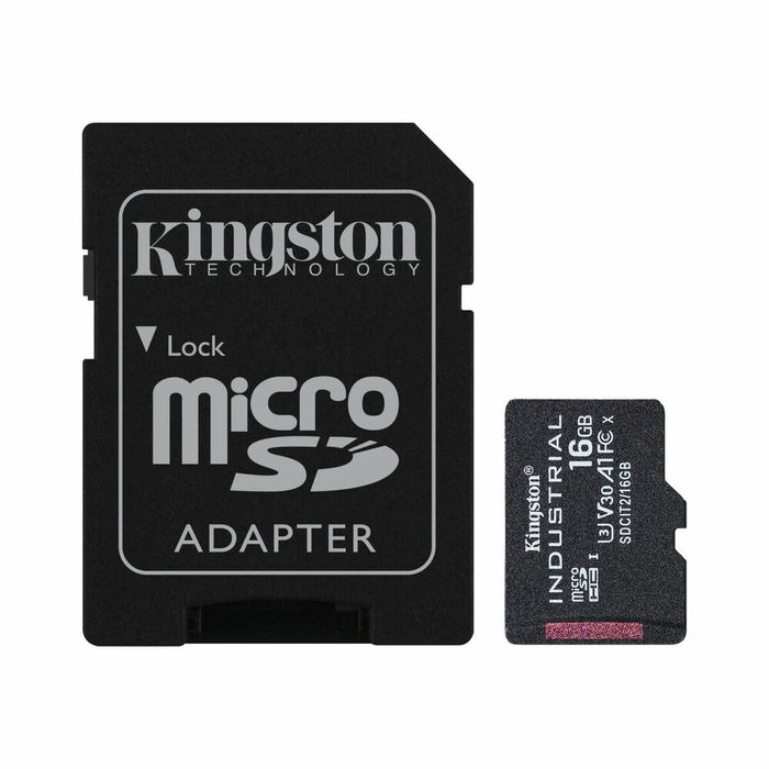 Carte Mémoire Micro SD avec Adaptateur Kingston SDCIT/16GB 16GB 16 GB