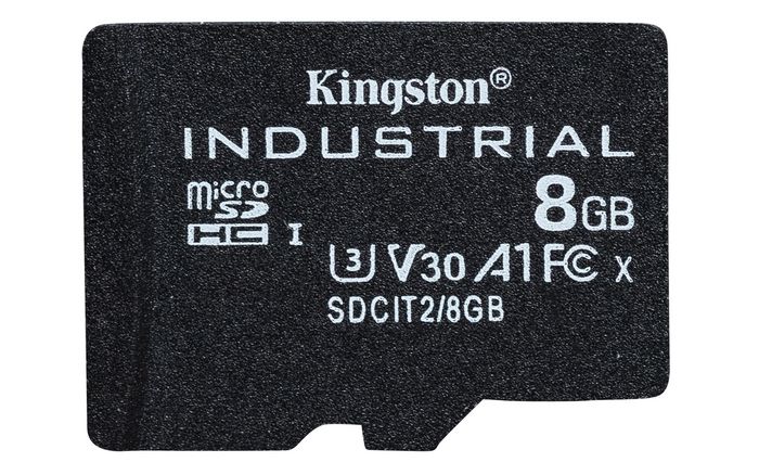 Kingston Carte MicroSD Industrielle 8 Go - Classe 10 UHS-I U3 V30 A1 - TLC NAND 3.3 V Kingston Carte MicroSD Industrielle 8 Go - Classe 10 UHS-I U3 V30 A1 - TLC NAND 3.3 V