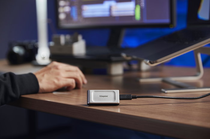 Kingston XS2000 SSD Externe 500 Go Noir et Argent