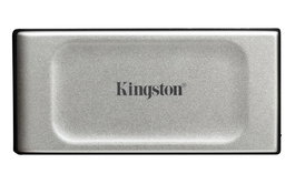 Kingston SSD XS2000 Portable 2 To - Disque Dur Externe USB 3.2 Gen 2x2 (2000 Mo/s), Résistant à l'Eau et à la Poussière (Certifié IP55)