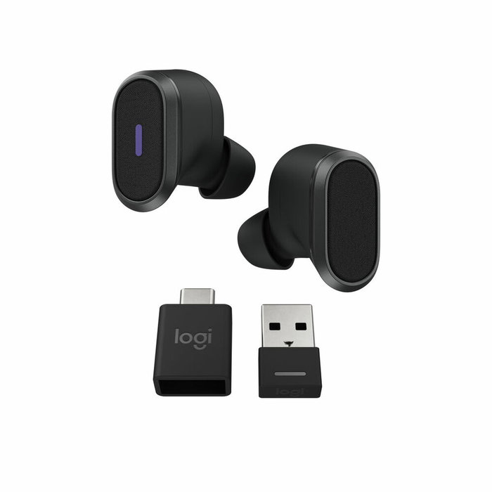 Logitech Zone True Wireless Graphite IP68 avec réduction de bruit active Logitech Zone True Wireless Graphite IP68 avec réduction de bruit active