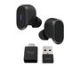 Logitech Zone True Wireless Plus Écouteurs Intra-Auriculaires Bluetooth avec Micro, ANC Hybride, Certification IP68, Noir Graphite