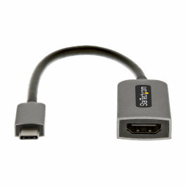 Startechcom Adaptateur USB-C vers HDMI 4K 60Hz, 13cm, Gris espace