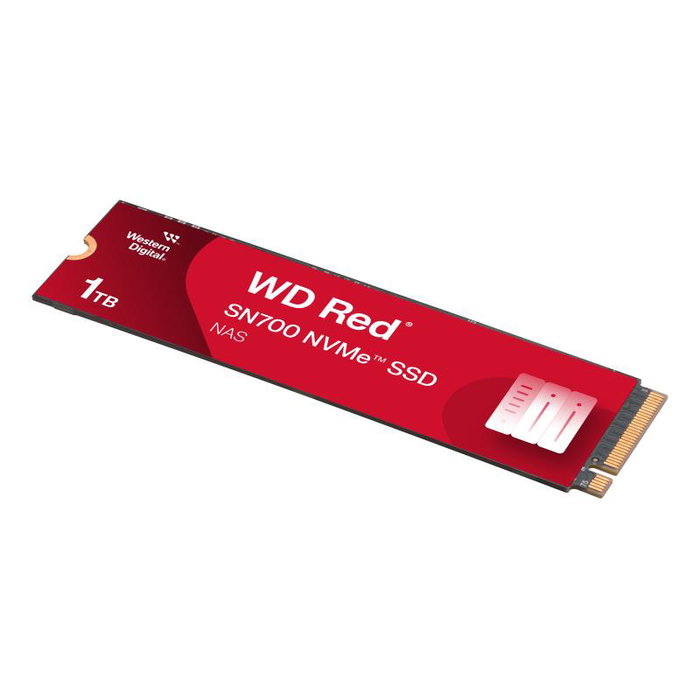 Western Digital SSD WDS100T1R0C-68BDK0 Red SN700 interne 1 To NVMe M.2 pour NAS Western Digital SSD WDS100T1R0C-68BDK0 Red SN700 interne 1 To NVMe M.2 pour NAS