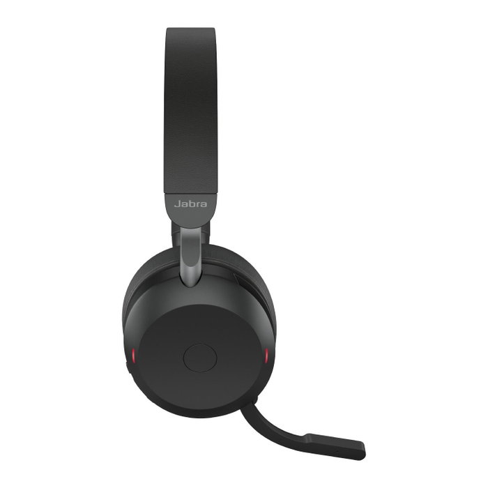 Jabra Evolve2 75 MS Headset Bluetooth Noir avec station de chargement