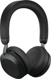 Jabra Evolve2 75 MS Headset BT Over-Ear Black avec station de charge