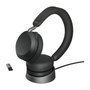 Jabra Evolve2 75 - Casque audio Bluetooth avec réduction de bruit ANC pour bureau - Autonomie 36h - Confort supérieur - Connexion double appareil