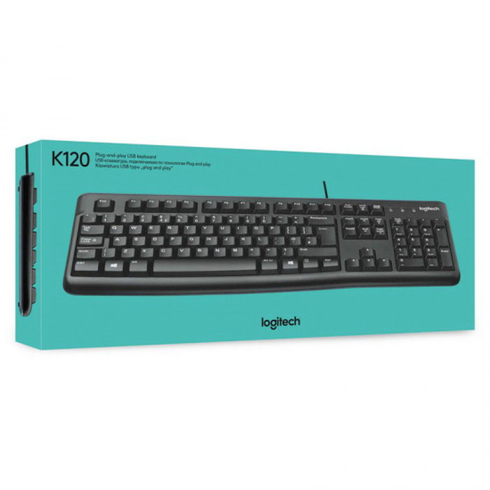 Logitech K120 Noir Espagnol QWERTY/QWERTZ