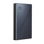 Western Digital My Passport Ultra - Disque dur portable externe 2TB, USB-C, USB 3.0, Compatible Windows, Protection par mot de passe - Noir/bleu