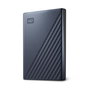 Western Digital My Passport Ultra - Disque dur portable externe 2TB, USB-C, USB 3.0, Compatible Windows, Protection par mot de passe - Noir/bleu